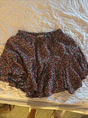 The Impeccable Pig Floral Circle Skirt - Pink Multi